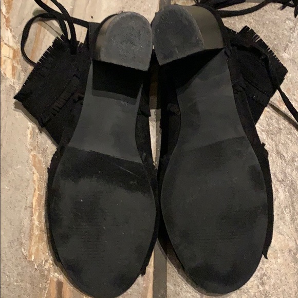 Black Open Toe 3” Heel Sandals - Picture 14 of 16